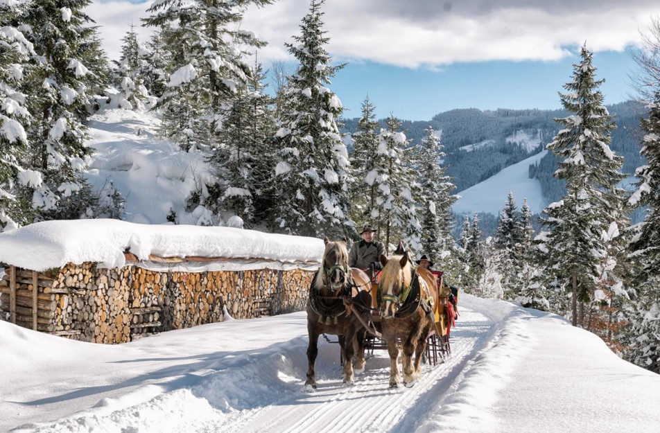 Pferdekutschenfahrt am Hochkönig © Hochkönig Tourismus - Gruber