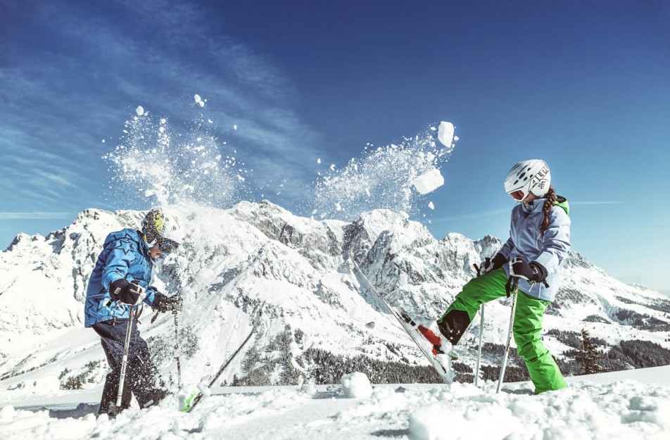Spaß im Schnee © Hochkönig Tourismus - Johannes Felsch